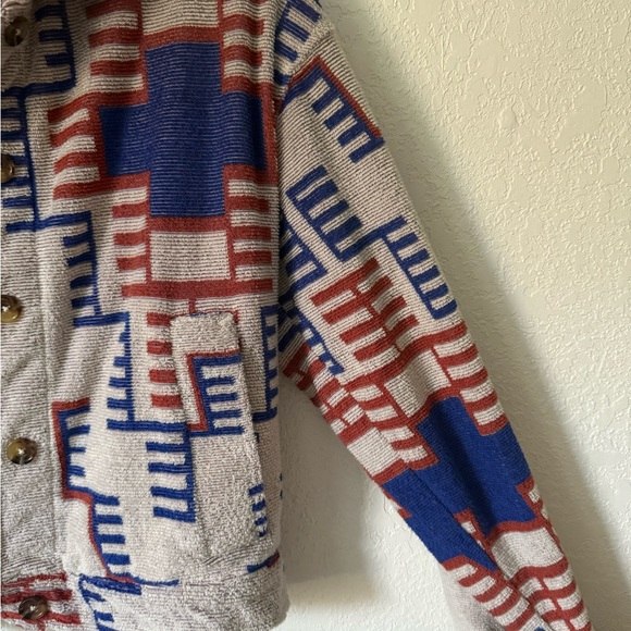 Brixton Trail Terry Crop Trucker Jacket - Picture 4 of 9